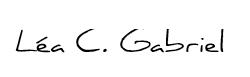 signature Léa C. Gabriel